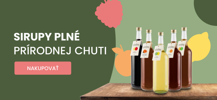 Sirupy plné prírodnej chuti