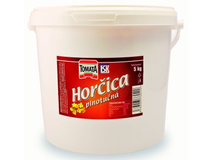 Horčica plnotučná 5kg Tomata