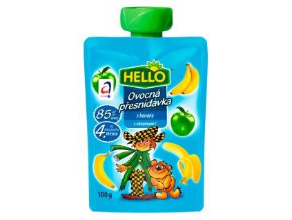 Ovocná kapsička banánová 100g HELLO