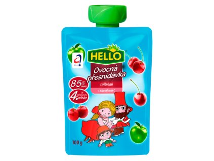 Ovocná kapsička višňová 100g HELLO