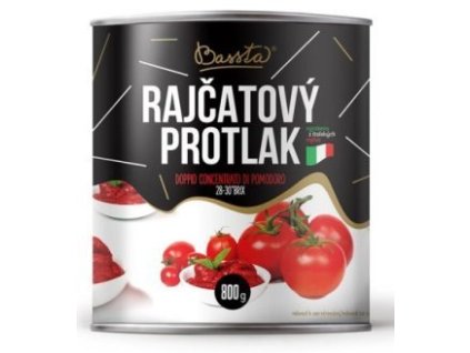 Pretlak paradajkový 800g Bassta