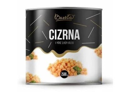 Cícer v mierne slanom náleve 2500g/1500g Bassta