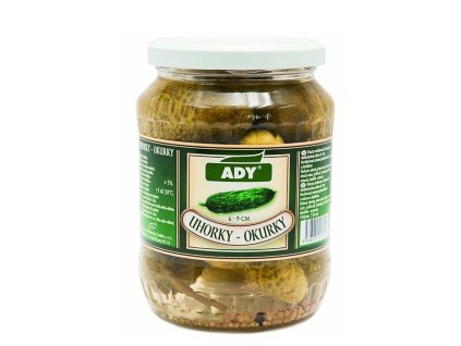 Uhorky sterilizované 6-9 660g ADY