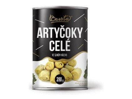 Artičoky celé 400g/240g Bassta