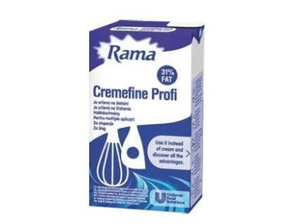 Smotana na šlahanie cremefine profi 31% 1l Rama