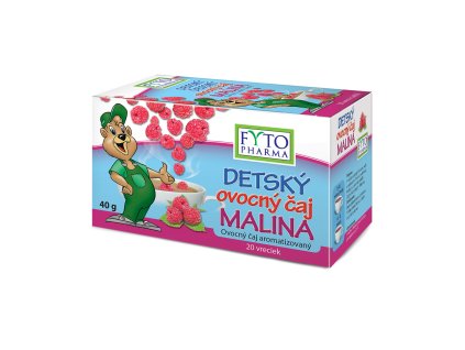 Čaj detský ovocný Malina 40g FYTOPHARMA