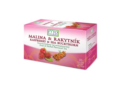 Čaj ovo.byl. malina&rakytník 40g FYTOPHARMA