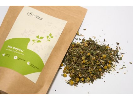 Čaj na depku - sypaná bylinná zmes 50g Zdravé ovocie