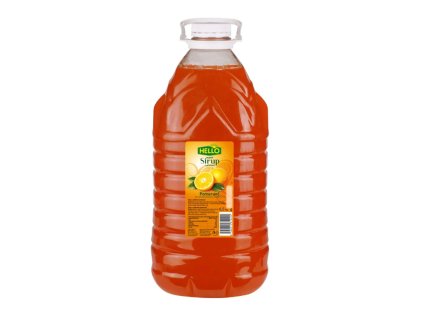 Sirup hustý s príchuťou pomaranč 6,5kg HELLO