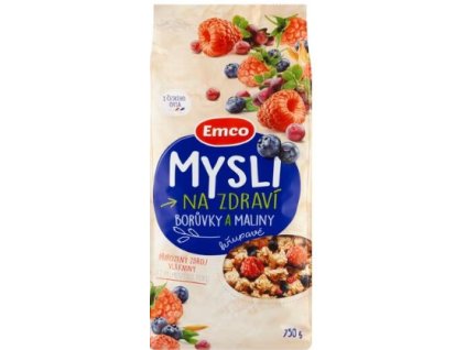 Emco Musli čučoriedky a maliny 750g