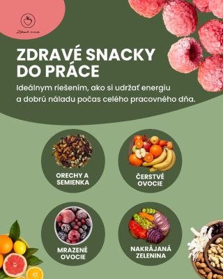 Energia počas dňa neklesá náhodou, väčšinou za tým stojí to, čo máte po ruke. 🍫 Keď sú snacky jednoduché, kvalitné a bez...