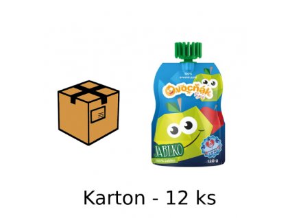120ml jablko pyre karton
