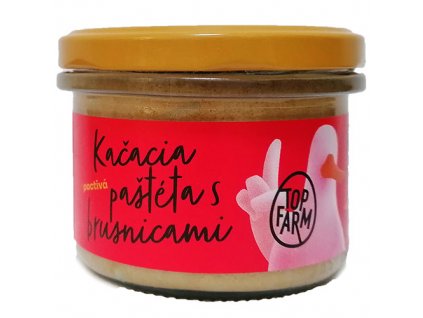 Kacacia pasteta s brusnicami 150g topfarm