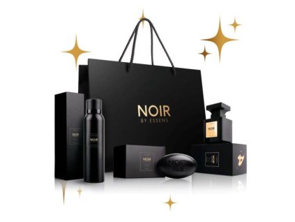Essens Luxusní set NOIR č. 5 - parfém + deodorant + mýdlo