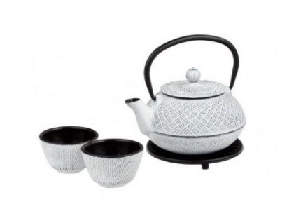 Oxalis Litinová čajová souprava Jin Jang 800ml