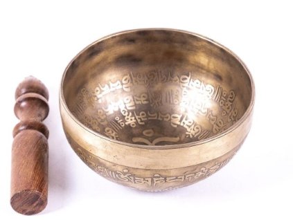 Tibetská mísa průměr 13 cm s paličkou, Nepál