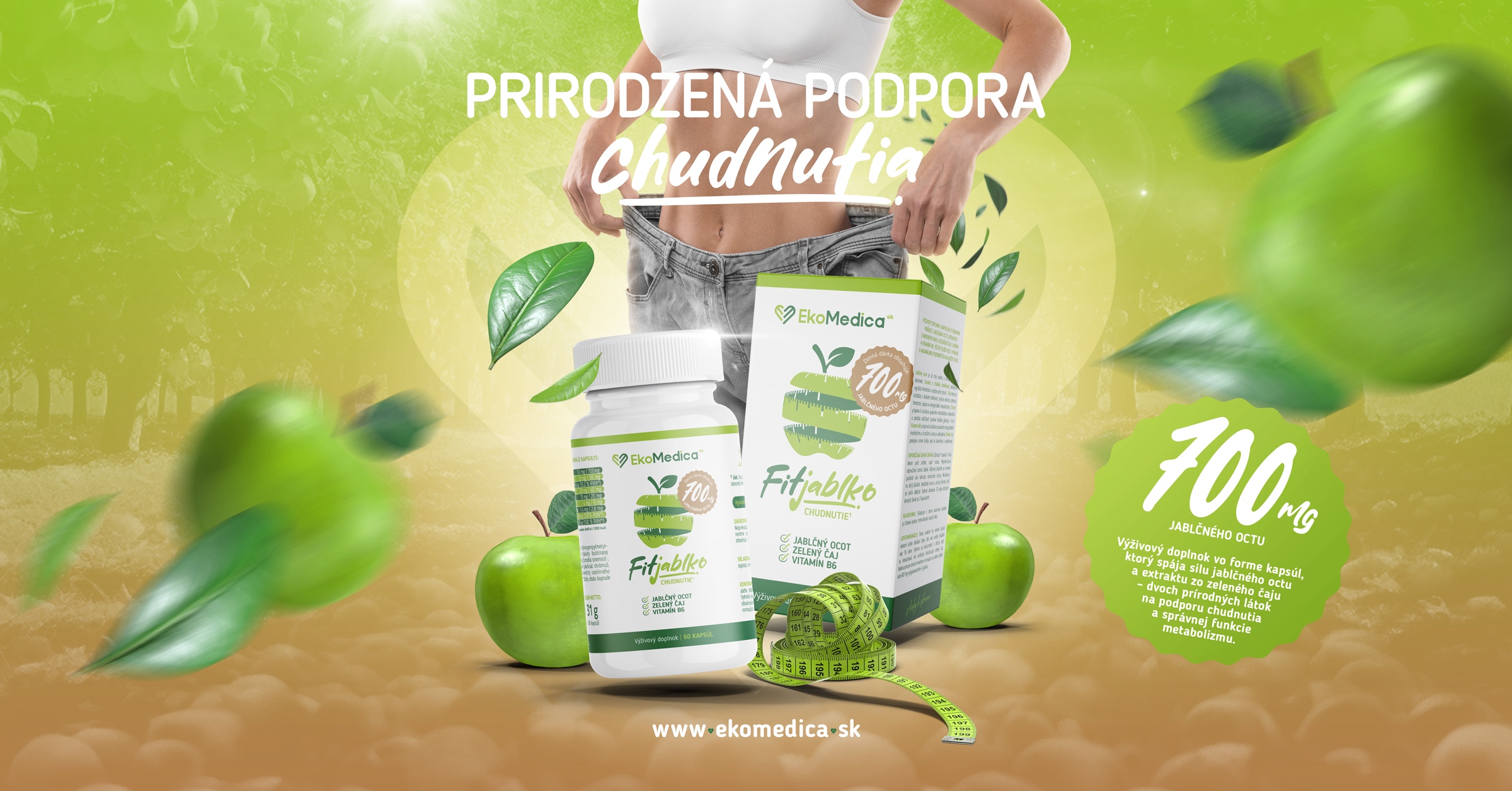 Fit Jablko EkoMedica SK - silajablčného octu