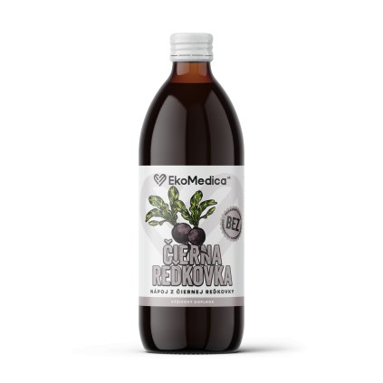 EkoMedica 2023 PRIRODNA STAVA cierna redkovka 500 ml PROVIZO (7)