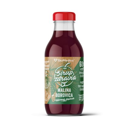 EkoMedica SK 2024 sirup zdravia MALINABOROVICA 300 ml PROVIZ (4)