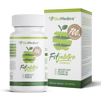 EkoMedica 2025 FIT JABLKO 60 cps FLASTICKA+KRABICKA copy