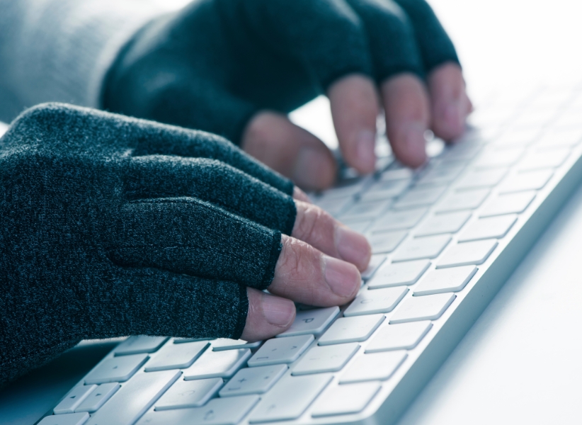 Komprese a kompresní rukavice