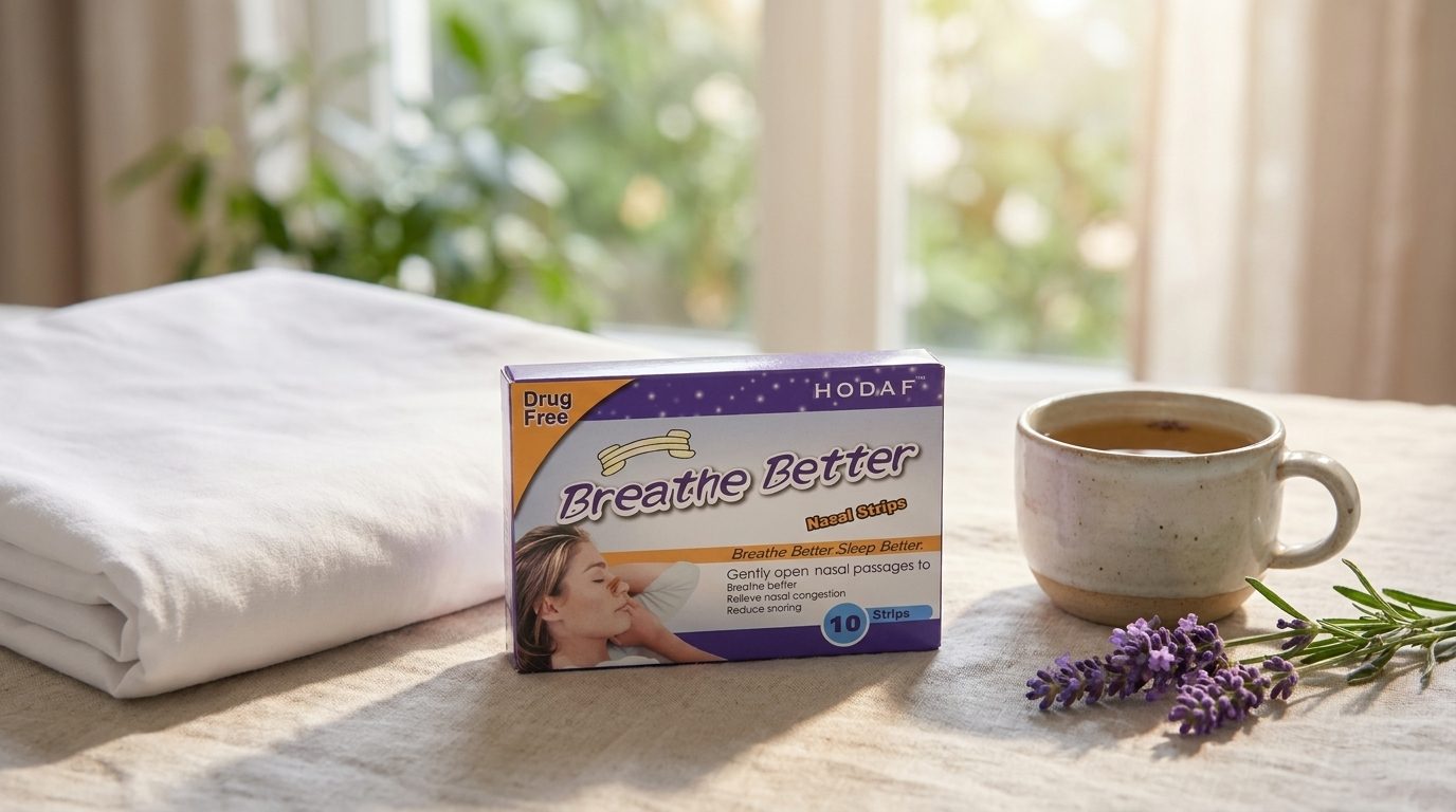 Nosní pásky Happy Breathe: drug-free úleva na pylovou rýmu, ucpaný nos i chrápání za 189 Kč