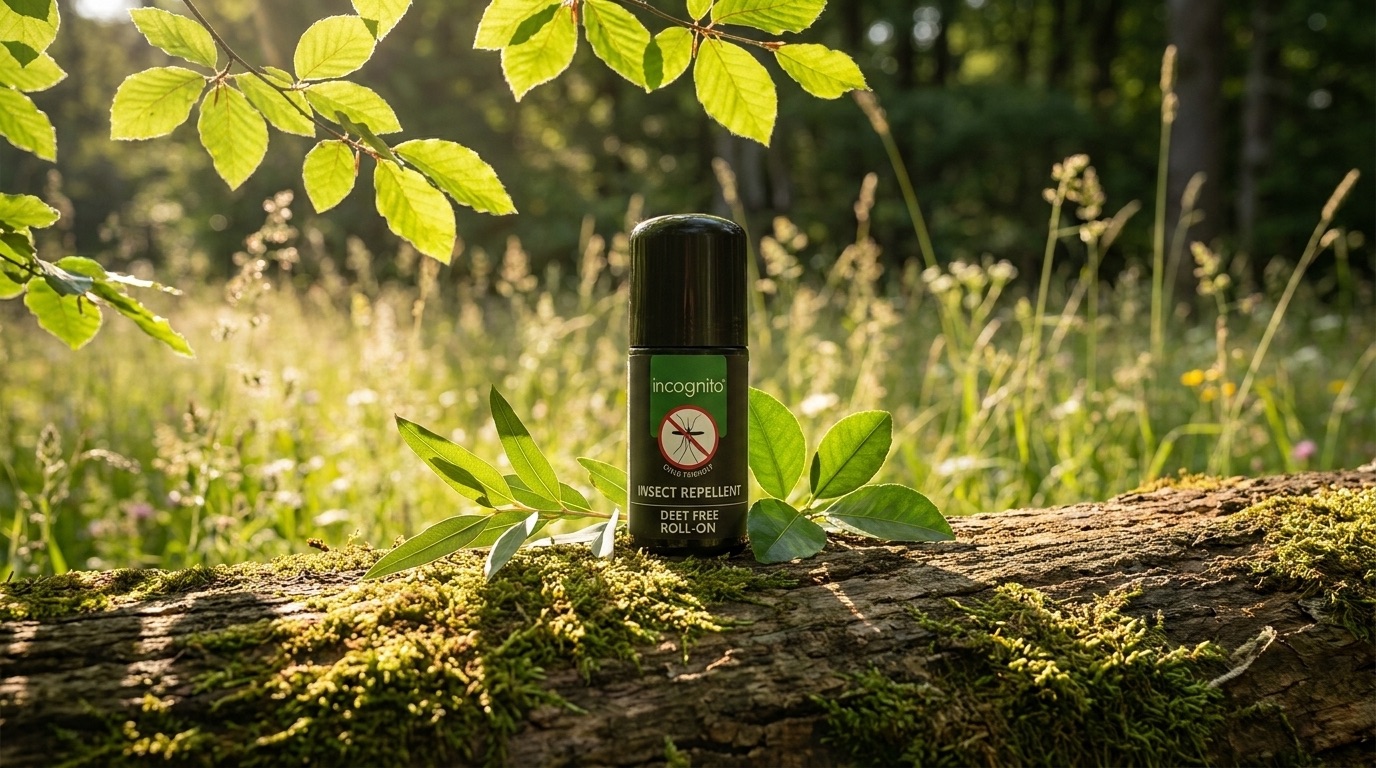 Incognito Roll-on 50 ml: přírodní PMD repelent do kabelky pro vrchol klíšťové sezóny