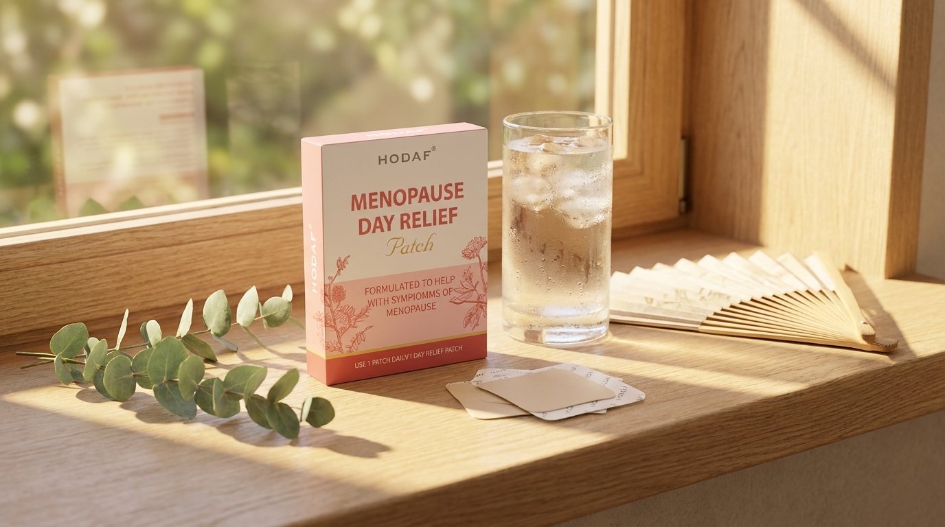 Menopauzální náplast Hodaf: klidnější návaly v letním vedru za 179 Kč