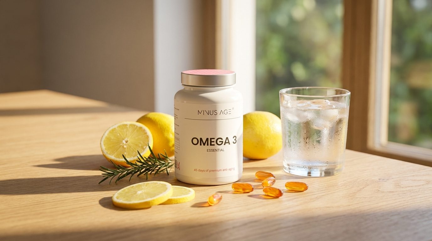 Minus Age Omega 3: EPA a DHA pro srdce v letním vedru za 590 Kč