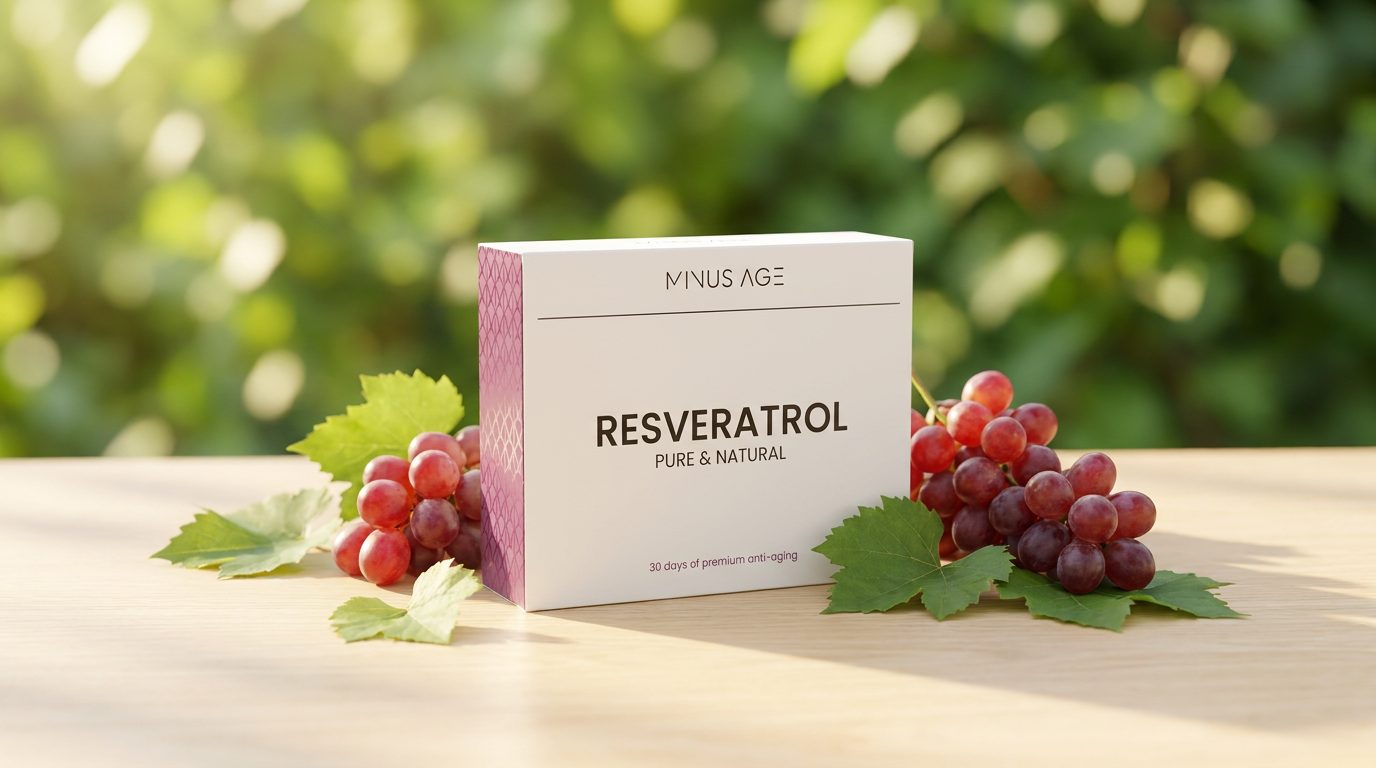 Minus Age Resveratrol: antioxidant proti UV stresu a stárnutí, 690 Kč
