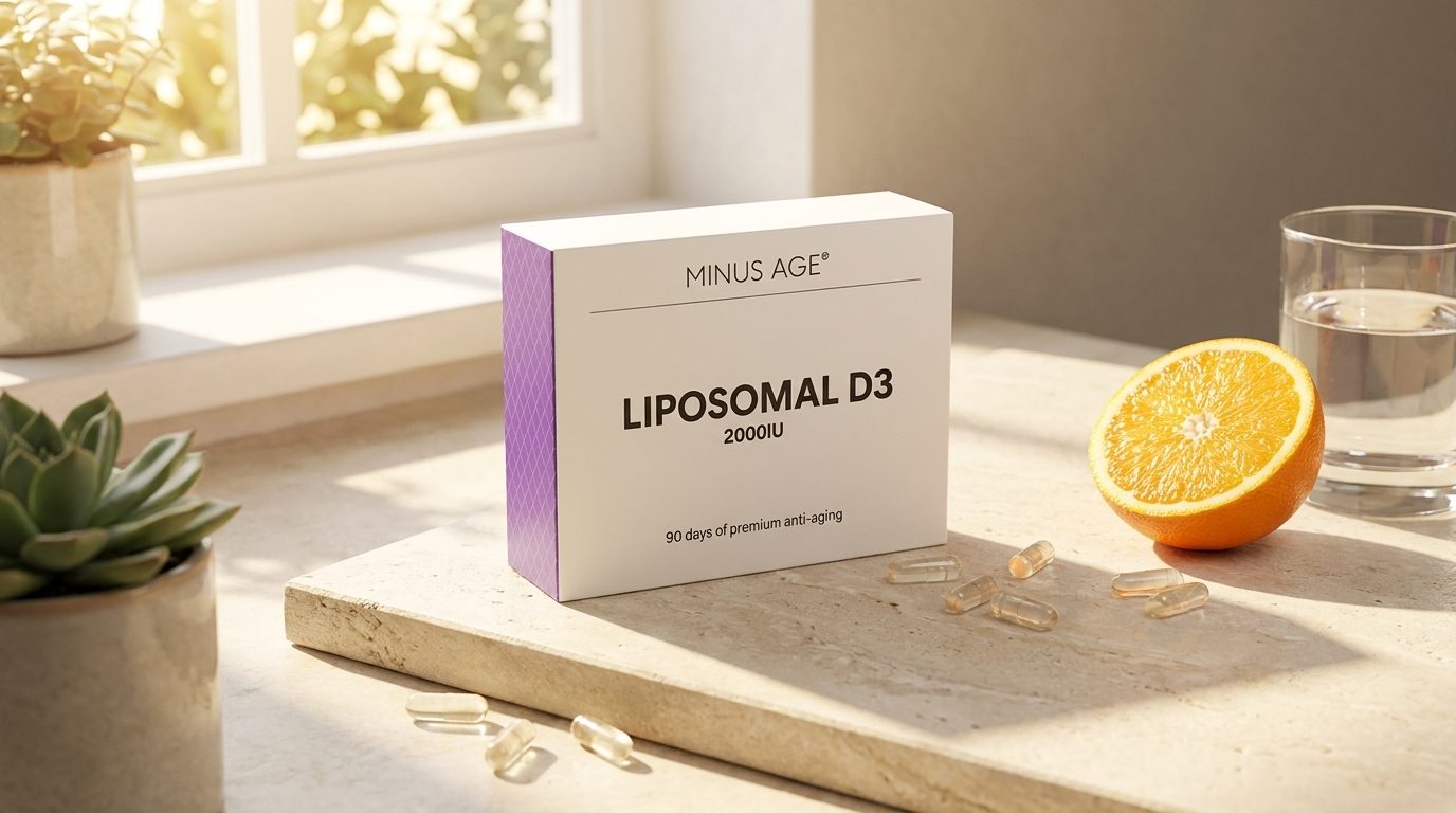 Lipozomální vitamín D3 (2000 IU): proč ho potřebujete i v létě – 390 Kč