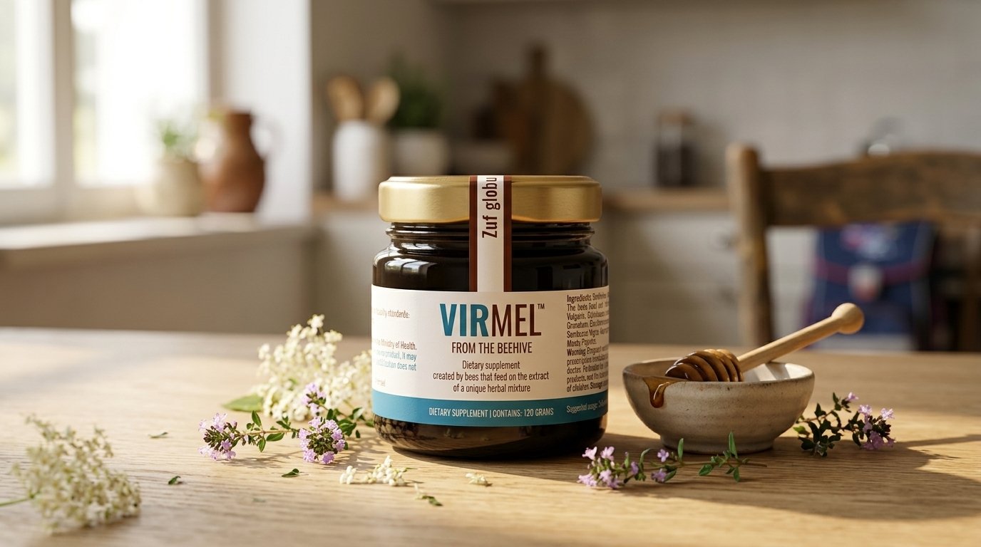 VIRMEL: bylinný med s 11 bylinami na start školního roku za 200 Kč