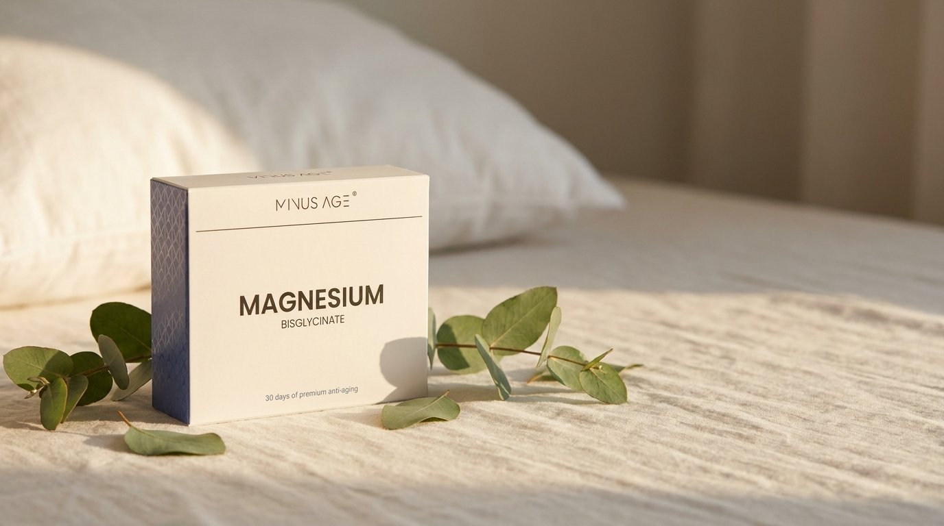 Minus Age Magnesium 90 kapslí: chelátový bisglycinát pro spánek, křeče a letní regeneraci za 790 Kč