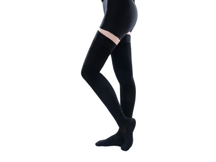 Zdravotní kompresivní punčochy stehenní 2.KT (zavřená špice)