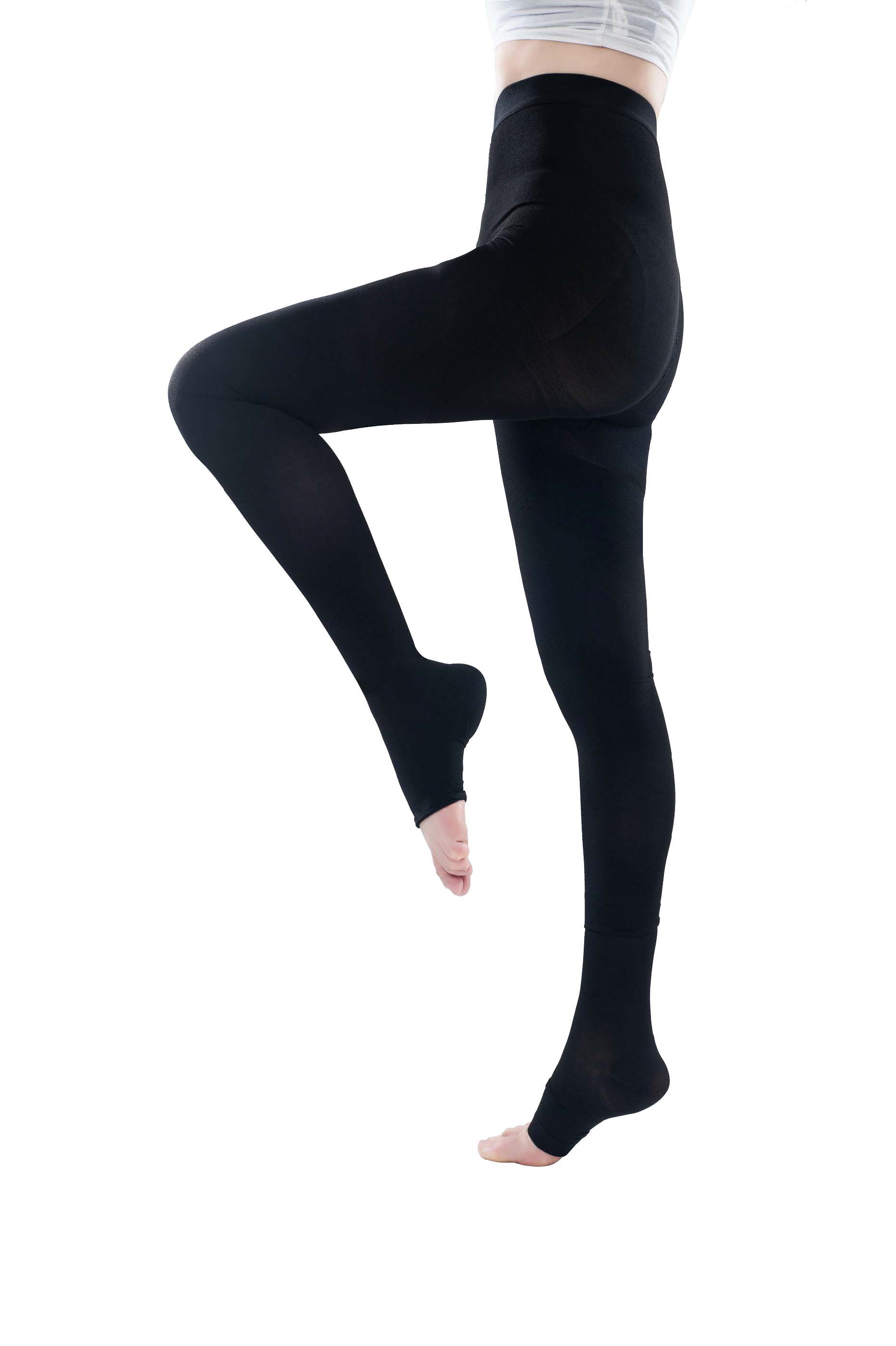 MEDIAL Distribuce Zdravotní kompresivní punčochové kalhoty 2.KT (otevřená špice) Barva: Černá, Velikost: M