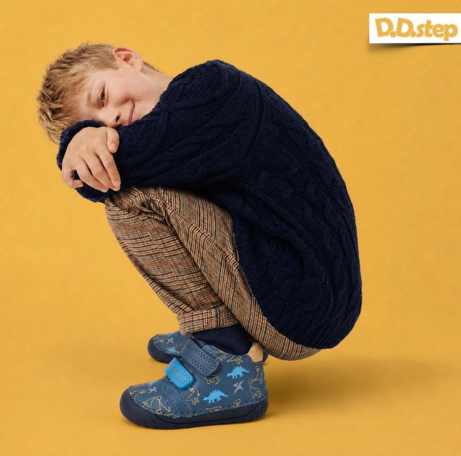 Kožené topánky pre najmenších s dinosaurami