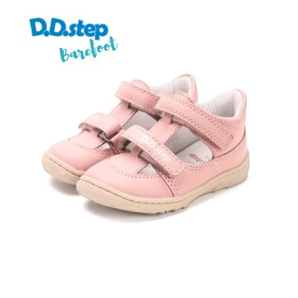 dd step dievcenske sandalky barefoot H077 51734 pink