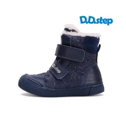 dd step zimne topanky w068 42589 dievcenske modre