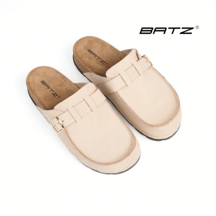 batz fiorella beige damske slapky kozene ortopedicke 1