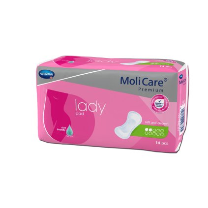 MoliCare Lady Pad 2 kvapky 14ks - dámske inkontinenčné vložky