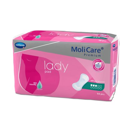 MoliCare Lady Pad 3 kvapky 14ks - dámske inkontinenčné vložky