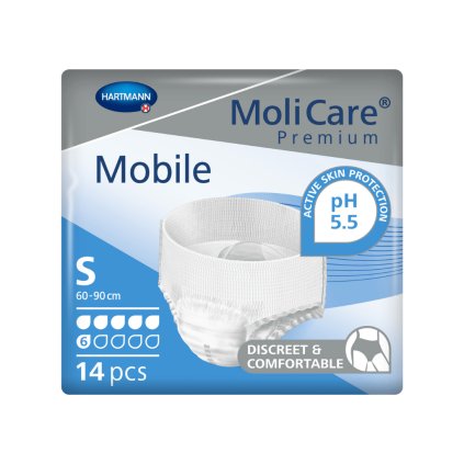 molicare premium mobile 6 kvapiek natahovacie nohavicky 14ks s