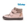 D.D. Step Dievčenské členkové kožené topánky A040-52560 Baby pink