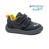 PROTETIKA chlapčenské barefoot tenisky ALEX Grey - zo semišovej kože a textilu, veľkosti 19-35