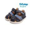chlapcenske sandalky barefoot kozene dd step modre velkosti 26 31