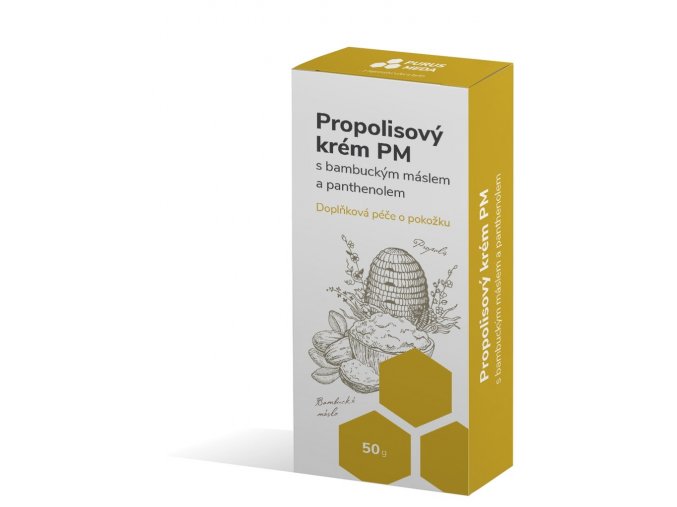 Propolisový krém PM s bambuckým máslem a panthenolem 50 g