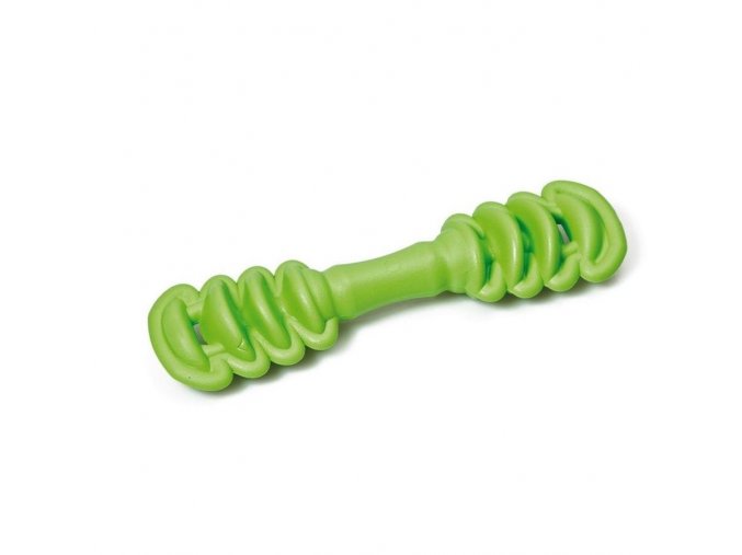 Gumová hračka pro psy Argi - typ 1 - zelená - 17 x 5 cm