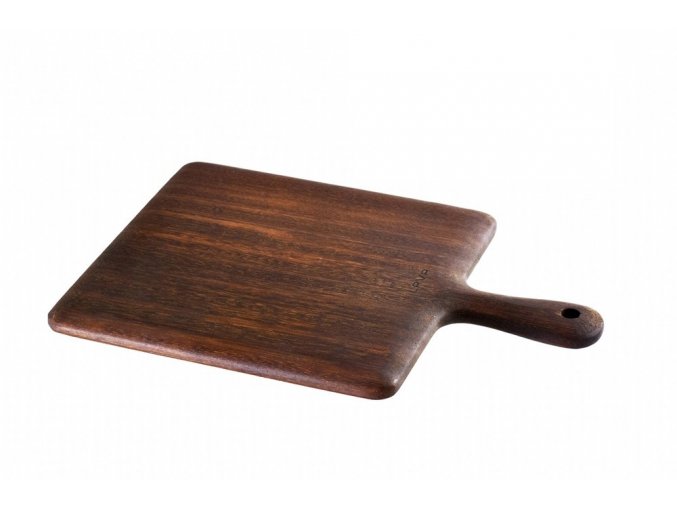 Lava wood - krájecí deska 25x35 cm s rukojetí