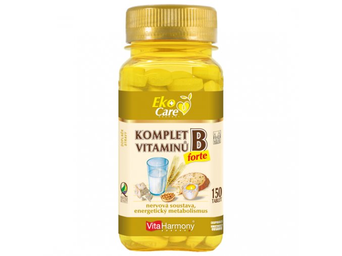 Komplet vitaminů B forte (150 tbl.) Eko