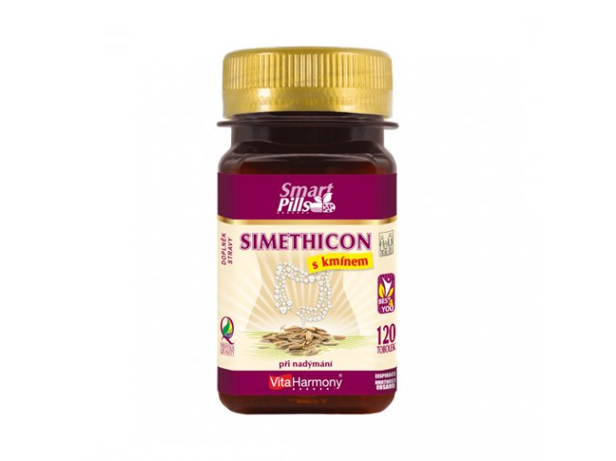 Simethicon 80 mg s kmínem (120 tob.)